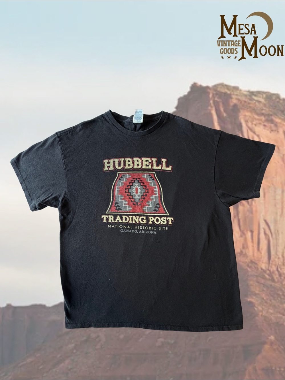Vintage Arizona Black Graphic T‑Shirt